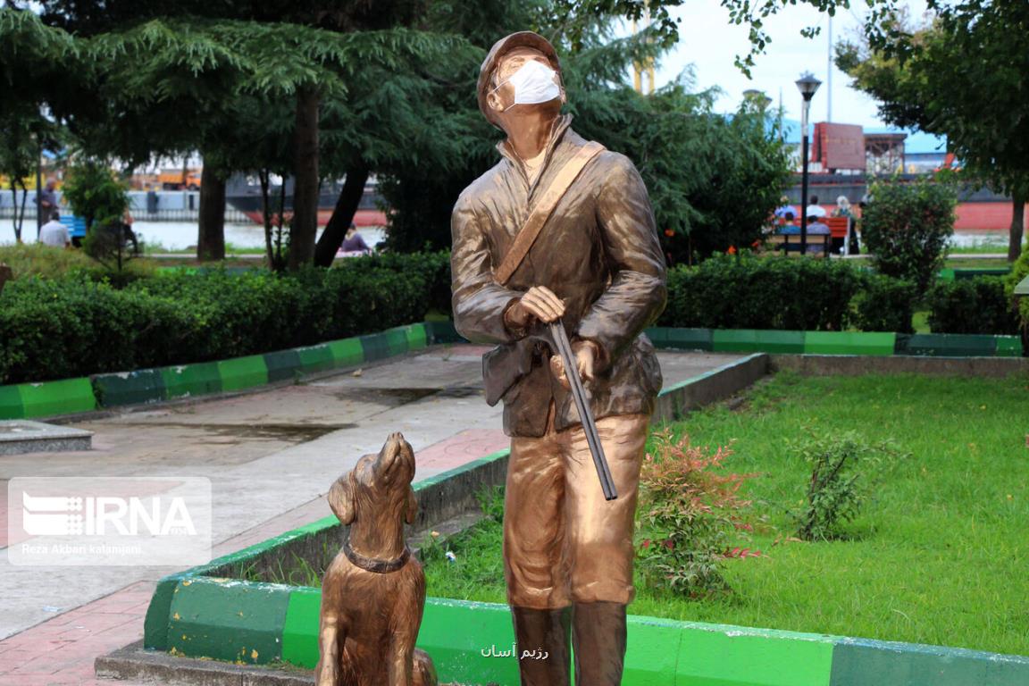 آموزش رعایت شیوه نامه های بهداشتی از راه نمادهای شهری