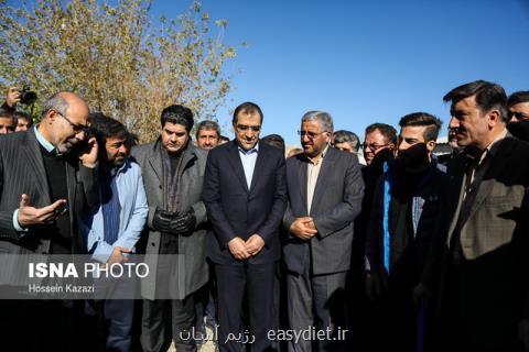 چهارمین سفر وزیر بهداشت به سرپل ذهاب، آغاز ساخت مراكز بهداشتی درمانی مناطق زلزله زده