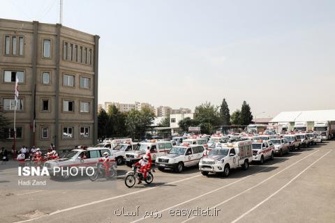 عرضه خدمات دندانپزشكی هلال احمر به زائران در كربلا